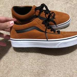 Chestnut suede vans